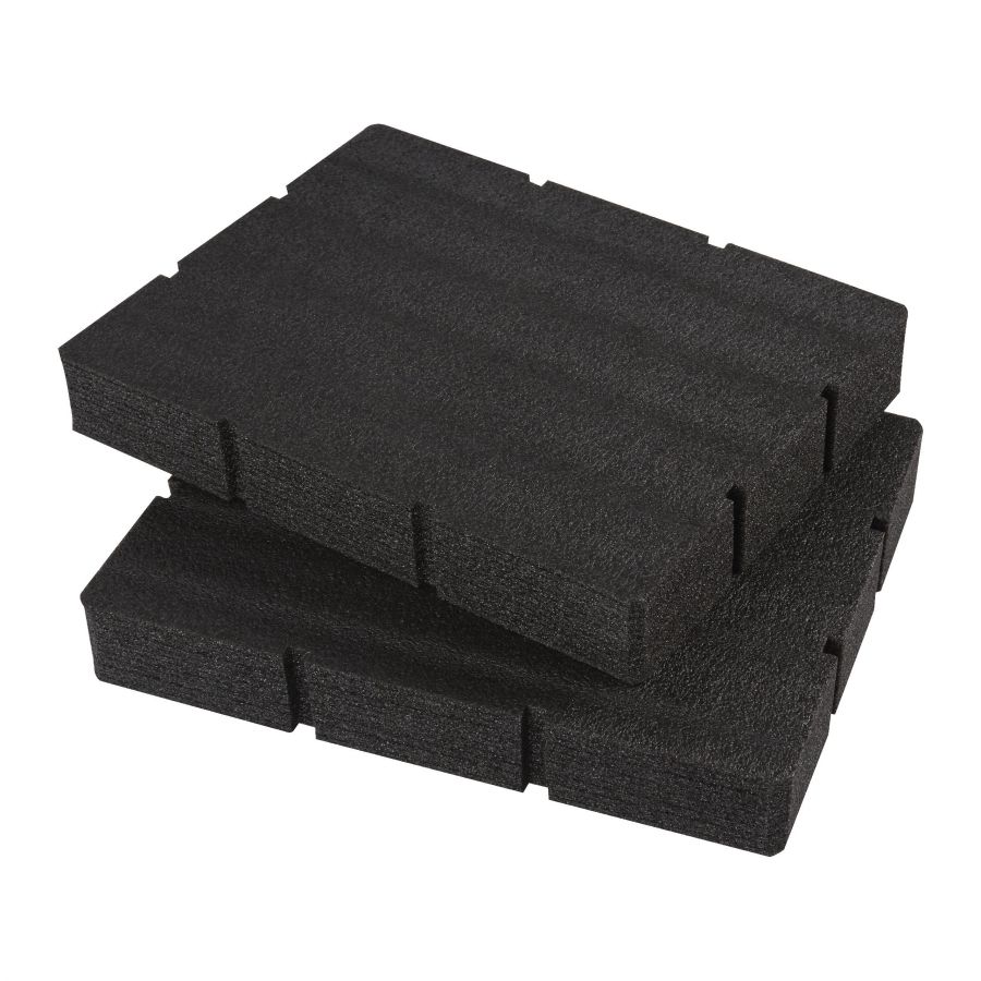 PACKOUT Universal-Schaumstoffeinlage für PACKOUT Koffer 2 Schuladen - 1 Stück